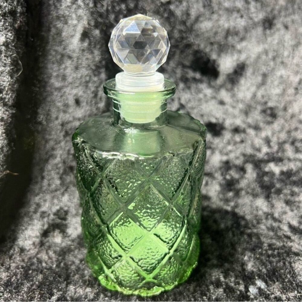 Green decanter bottle Sage green